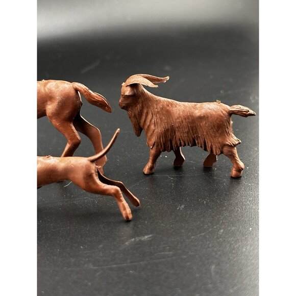 Allstate Marx Happi Time Farm Playset 1959 Auburn Red Horse Goat Dog Tim Mee PPC - Picture 7 of 16